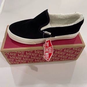 Lined Slip Womens Fur Lined Vans Shop Vans Fur Lined Slip On